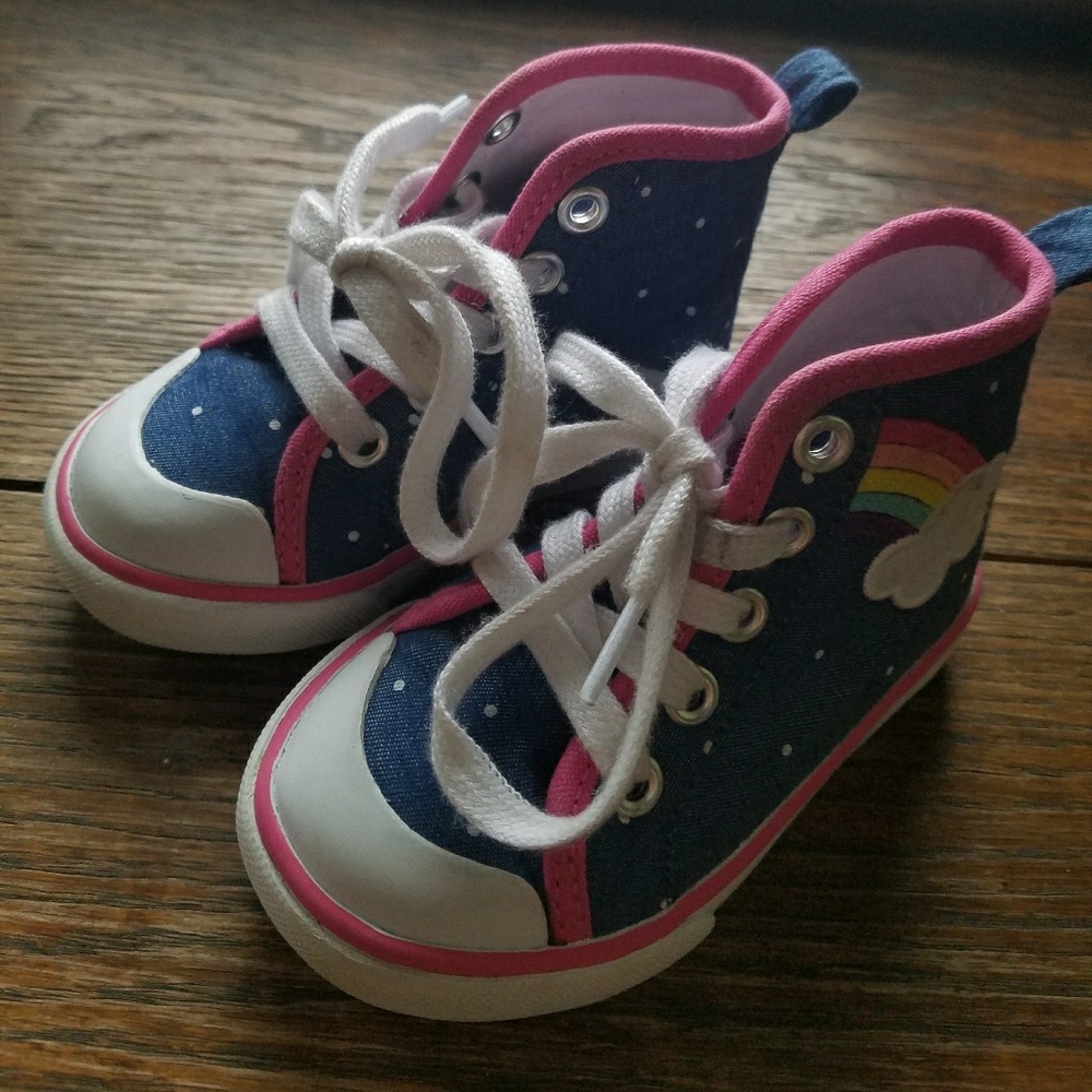Gymboree Size 5 Rainbow Hightops